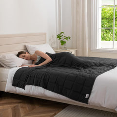 Good Nite Couverture lestée pour adultes Couverture lourde pour les sens calmes Gris 8 Kg 150 X 200 Cm Couettes et couettes Naty Shop Gris 150X200 Cm, 8 Kg