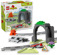 Tunnel et voies ferrées de la ville LEGO DUPLO - Ensemble d'extension, cadeau pour les tout-petits, encourage la dextérité, ensemble de jeu pour les fans de véhicules de 2 ans, jouet d'apprentissage créatif 10425 Ensembles de construction Besuche den LEGO-Store Default Title