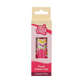 Colorant alimentaire Funcakes Gel Candy Pink : Colorant alimentaire très concentré pour pâte, crème, fondant, pâte d'amande, pâtisseries, dosage facile, gouttes individuelles pour créer des couleurs éclatantes, Halal, 30g
