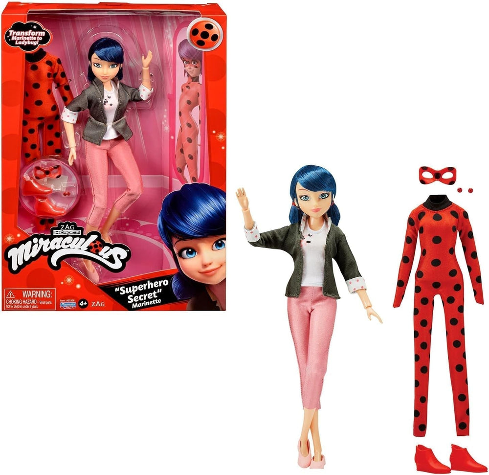 Bandai - Miraculous Ladybug - Poupée habillée avec deux tenues 26 cm - Ladybug - P50355 Naty Shop Dolls Default Title