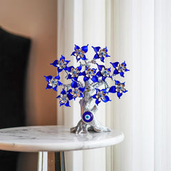 Statue turque de protection contre le mauvais œil de 26,7 cm pour la chance, décoration d'arbre feng shui pour la maison Statuettes et sculptures Naty Shop