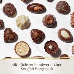 Lindt - Pralines Hochfein, 20 pralines en 11 délicieuses variétés avec et sans alcool, 200 grammes Naty Shop