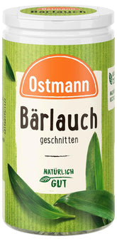 Ostmann Gewürze - Bärlauch geschnitten | Milder Knoblauch-Geschmack | Für Ei- oder Reisgerichte sowie Quarkdips | 15 g in der Streudose