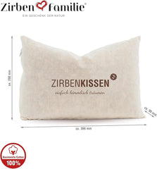 Famille de pins suisses Coussin en pin suisse Simply Heavenly Dreaming 30X20 cm, bois, naturel, 1 pièce (1 paquet) Oreillers standard Naty Shop