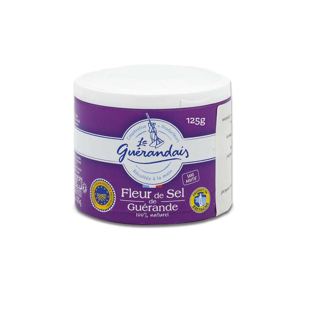 Handgeschöpftes Fleur de Sel, DE GUERANDE, Dose 125g