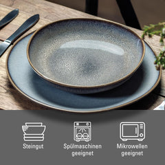 Service de table Lave beige de Villeroy & Boch, 4 pièces, env.