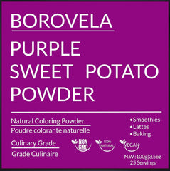 Poudre de patate douce violette, colorant alimentaire violet naturel, mélange de smoothie, ingrédients naturels, 100g