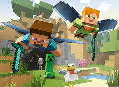 Ravensburger Puzzle pour Enfants - 12004144 - Minecraft - Puzzle Minecraft 200 pièces pour Enfants à partir de 8 Ans au Format XXL, Cadeaux Minecraft Puzzle Naty Shop