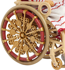 Mattel Wicked Nessarose Poupée mannequin et accessoires, y compris un fauteuil roulant, avec cheveux bruns bouclés, diverses poses et apparence de robe de bal amovible, HXY36