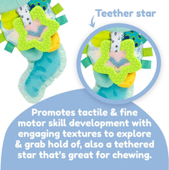 LAMAZE Alise Axolotl - Jouet pour poussette Clip & Go - Jouets sensoriels pour bébé - Jouets d'apprentissage précoce 0-6 mois - Conçus par des experts pour les nouveau-nés - Cadeaux de baby shower Bebe Naty Shop Toys