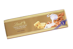 Lindt Chocolat blanc aux amandes, barre de 300 grammes Bonbons au chocolat Naty Shop Default Title