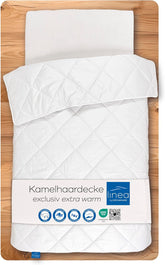 Couette exclusive, camel, blanc, 135 X 200 cm Naty Shop couettes et couettes 135 X 200 Cm