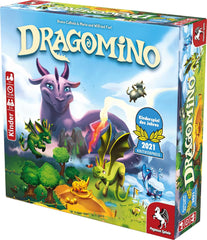 Pegasus Spiele 57111G - Dragomino *Jeu pour enfants de l'année 2021*, multicolore