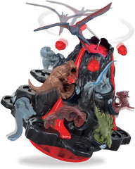 EPOCH Games - Jurassic World Trembling Volcano 7509 Jeu de société dinosaure pour enfants à partir de 4 ans