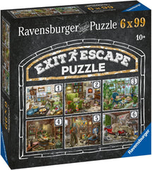 Ravensburger EXIT Puzzle - Le Manoir Fantôme - Puzzle 6X 99 pièces pour les adultes et les enfants amateurs de puzzles âgés de 10 ans et plus Puzzle Naty Shop