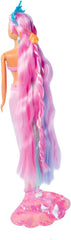 Simba 105733610 - Steffi Love Rainbow Mermaid, poupée à habiller sirène arc-en-ciel avec cheveux colorés, pinces à cheveux, peigne et nageoire amovible, poupée de jeu 29 cm, à partir de 3 ans Poupées Naty Shop