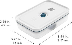 Zwilling Fresh & Save coffret repas sous vide / conservation au réfrigérateur, 3 pièces, plastique, semi-transparent, La Mer Boîtes de conservation alimentaire Naty Shop