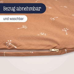 Julius Zöllner Coussin d'allaitement bio 190 cm, garnissage 42 litres de microbilles Eps, fabriqué en Allemagne Accessoires Alimentation et Allaitement Bebe Naty Shop