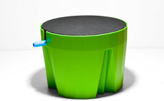 Hydro Farmer, set de pots 19 pièces Ø 18 cm (vert), système de culture comprenant 4 pots, 4 anneaux d'arrosage, 4 couvercles, kit adaptateur et tuyau 2 m, culture hydroponique, aéroponie