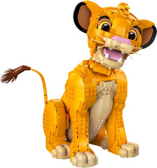 Lego Ç€ Disney Simba, le jeune roi lion, jouet de construction à collectionner avec figurines d'animaux créatives, activité relaxante pour adultes, idée cadeau pour femme 43247 Jeux de construction Besuche den LEGO-Store