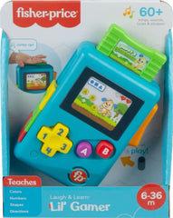 Fisher-Price HBC86 - Plaisir d'apprentissage Lil' Gamer, jouet d'apprentissage et d'activité musical, version allemande, pour bébés et jeunes enfants de 6 à 36 mois Jouets pour bébés Naty Shop