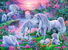 Puzzle Ravensburger pour enfants - 10021 Einhörörner Im Abendrot - Puzzle fantastique pour les enfants à partir de 7 ans, avec 150 pièces au format XXL Puzzle Naty Shop