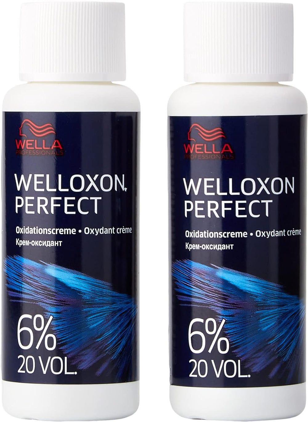 Wella Welloxon Crème oxydante 6 pour cent 60 ml, paquet de 2 (2 x 0,06 L) Teinture capillaire Naty Shop Titre par défaut