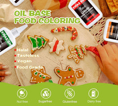 Colorant alimentaire liquide, ensemble de colorants alimentaires velours rouge pour la cuisson de gâteaux, macarons, biscuits, colorant alimentaire pour la décoration de gâteaux, liquide pour colorer les boissons (70 g x 3)