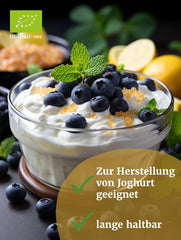 Bäckerei Spiegelhauer Bio Mager-Milchpulver 500 g Bio Milkpulver sans sucre en poudre de lait I auch geeignet für Joghurt-Herstellung, Eis-Herstellung I Trockenmilchpulver, Beutel