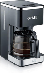 GRAEF. Espressor cu filtru FK402 Negru, 1,25 L, funcție de menținere la cald, temporizator, funcție de pre-infuzare, cap de infuzare pentru dezvoltarea optimă a aromei, utilizare ușoară