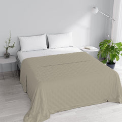 Linge de lit italien couette d'été CHIC, microfibre, DOUBLE 250X250Cm, marron Couettes et couettes Naty Shop