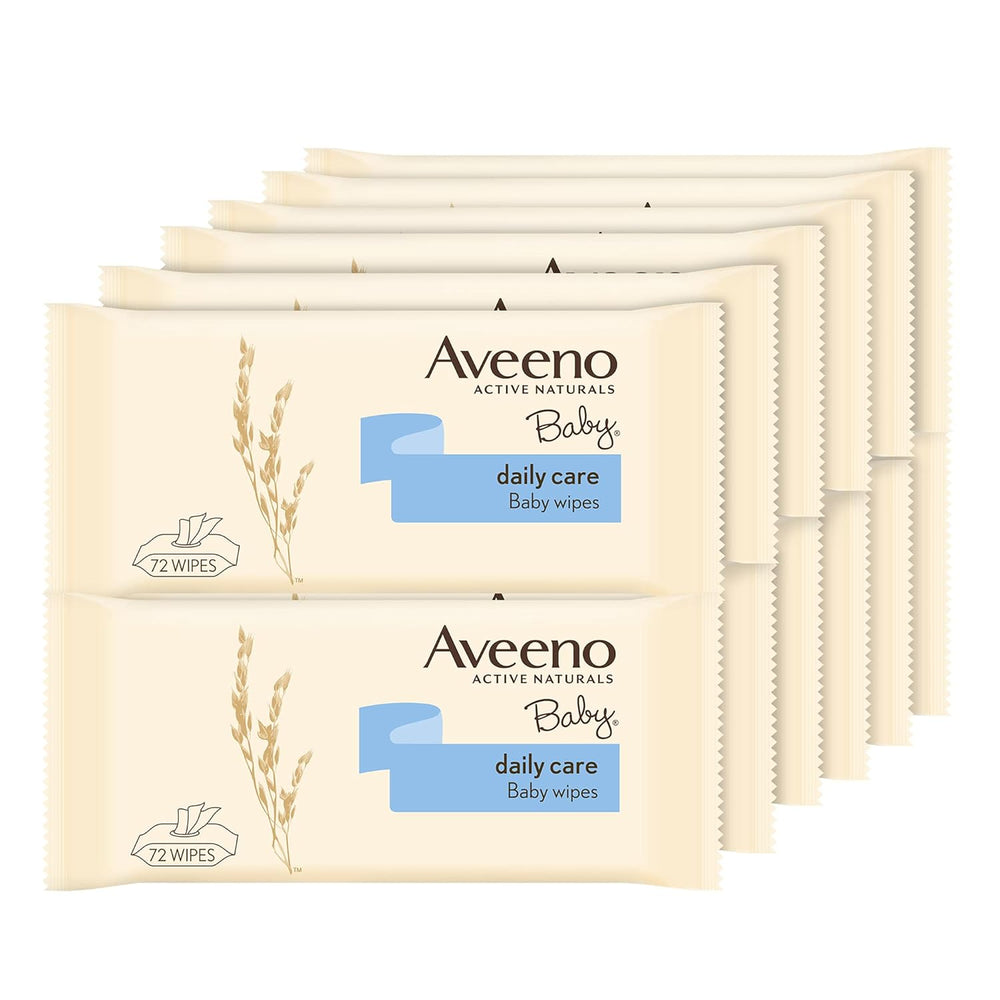 Lingettes nettoyantes Daily Care, sans sulfate ni alcool, 12 x 72 pièces