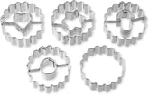 Dr. Oetker 1062 Linzer Lot de 5 emporte-pièces
