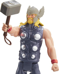 Marvel Avengers Titan Hero Series Blast Gear Thor Action Figure 30 cm Grand Jouet pour Enfants de 4 Ans et Plus Figurines Naty Shop