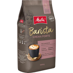 Melitta Barista Classic Crema Forte, Café-Bohn entier 1kg, ungemahlen, Kaffeebohnen für Kaffee-Vollautomat, kräftige Röstung, Stärke 4