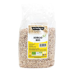 Sorgho blanc biologique, 1 kg, décortiqué, grain cru, cultivé biologiquement en Italie, emballage idéal pour la famille