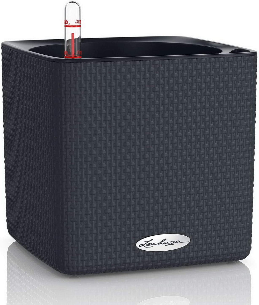 LECHUZA CUBE Couleur 16 gris ardoise 13584