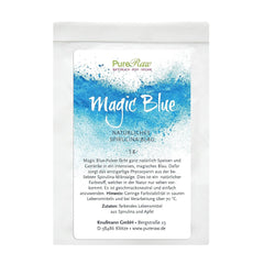 Magic Blue Spiruline Colorant alimentaire naturel en poudre Bleu (végétalien cru) Bleu foncé à bleu pastel clair – Colorant alimentaire en poudre d'algues phycocyanine – Colorant alimentaire naturel | Pureraw 5G
