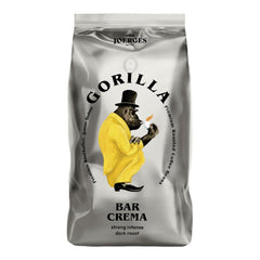 Grains de café Gorilla Espresso Bar Crema - 12 paquets de 1000 g chacun