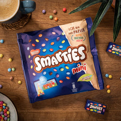 Nestlé SMARTIES Mini petites lentilles emballées individuellement avec chocolat au lait, paquet de 3 (1 x 187 g)