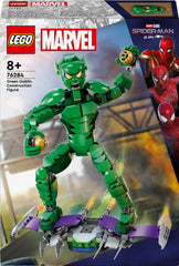 Figurine de construction LEGO Marvel Green Goblin, jouet de construction mobile super méchant pour enfants de 8 ans et plus, garçons et filles, ensemble de l'univers Spider-Man avec curseurs et bombes citrouilles, idée cadeau de super-héros 76284 Jeux de construction Besuche den LEGO-Store