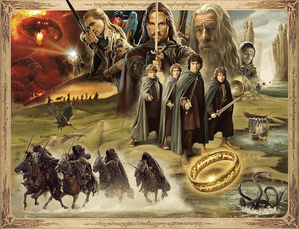 Ravensburger Puzzle 16927 - LOTR : La Communauté de l'Anneau - Le Seigneur des Anneaux Puzzle de 2000 pièces pour adultes et enfants de plus de 14 ans Puzzle Naty Shop Titre par défaut