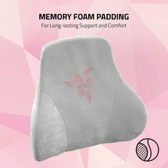 Coussin de tête Razer - Coussin de nuque et de tête pour chaises de jeu (conception ergonomique, mousse à mémoire de forme, housse en velours noir doux) Quartz Naty Shop Oreillers standard