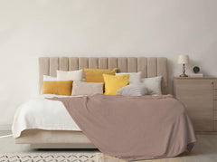 Couverture douce | Plaid | Toucher doux | 130 X 160 cm | Couettes et couettes en poudre Naty Shop