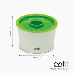 Catit Multi Feeder, Futternapf pour Nass- und Trockenfutter, Futternapf pour Katzen