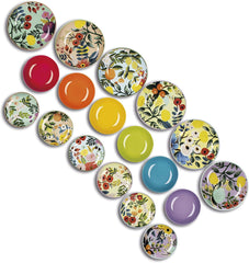 Service de table Excelsa, 18 pièces, Fleurs Frida