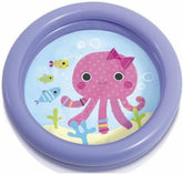 Intex 59409NP - Piscină gonflabilă pentru bebeluși cu imprimeu animal, 1 bucată, vinil, multicoloră, 61x15 cm