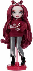 Rainbow High Shadow High Series 3 - Scarlett Rose - Poupée mannequin marron - Tenue tendance et plus de 10 accessoires de jeu colorés - Idéal pour les 4-12 ans et les collectionneurs