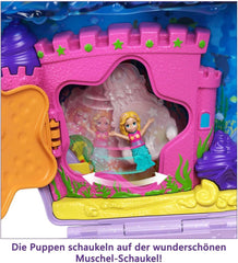 Polly Pocket Coffin Wrap Around Shell Bag Sous-marin 2 poupées 1 sous-marin Polly Pocket Sirène Jouet 4 Ans Jouet GNH11 Naty Shop Dolls