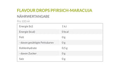 Gouttes aromatiques Borchers, Pêche - fruit de la passion, 30 ml Arômes Naty Shop